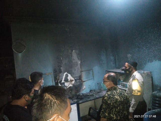 Ruang UPJ BPJS di RS Sentra Medika HangusTerbakar